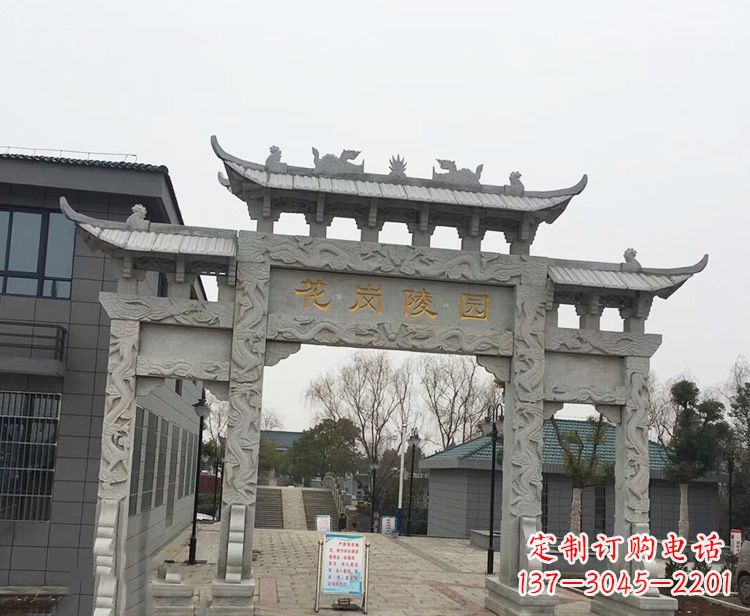 青海精美牌楼石雕,精致雕琢精美臻品