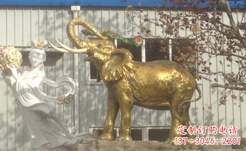 青海铜质大象雕塑,令人惊叹的精湛工艺