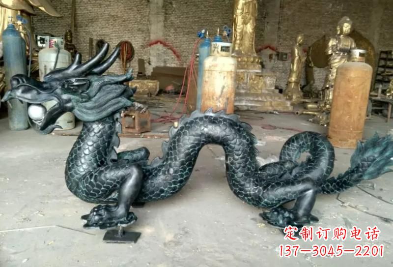 青海青铜龙戏珠专业装饰艺术雕塑