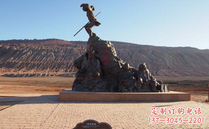 青海中领雕塑|唐僧铜雕雕塑定制