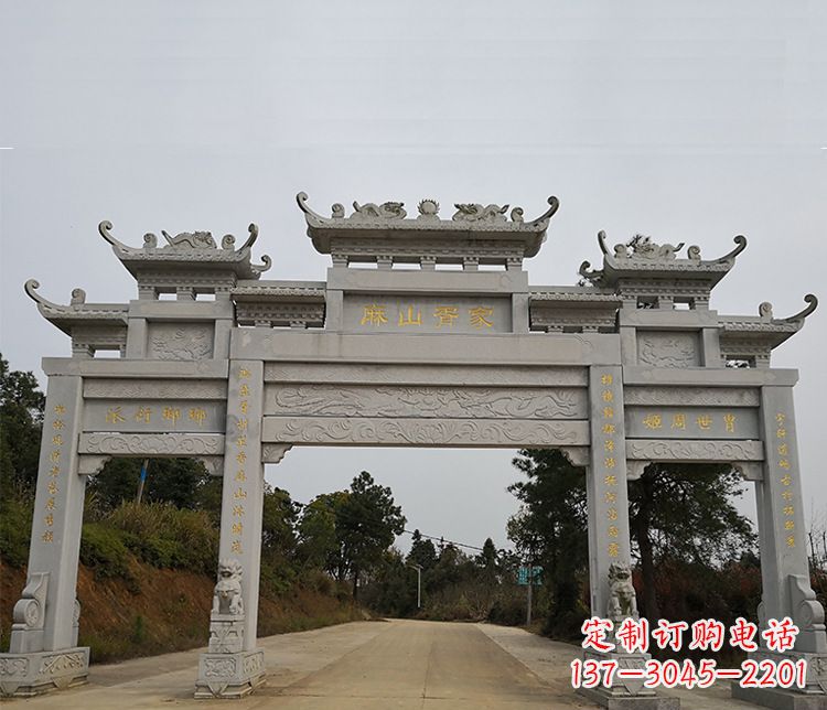 青海牌坊石雕—精美且经久不衰的传统艺术品