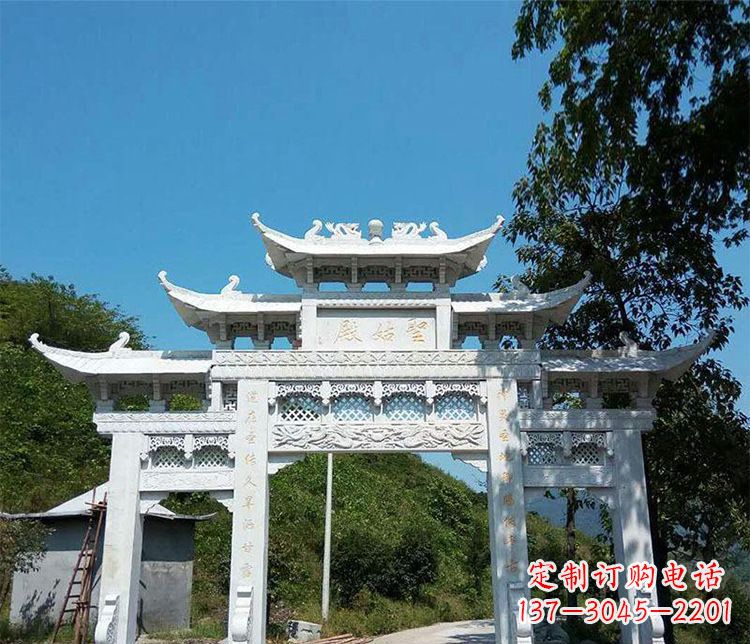 青海钜大牌坊石雕——传承古典精美之美