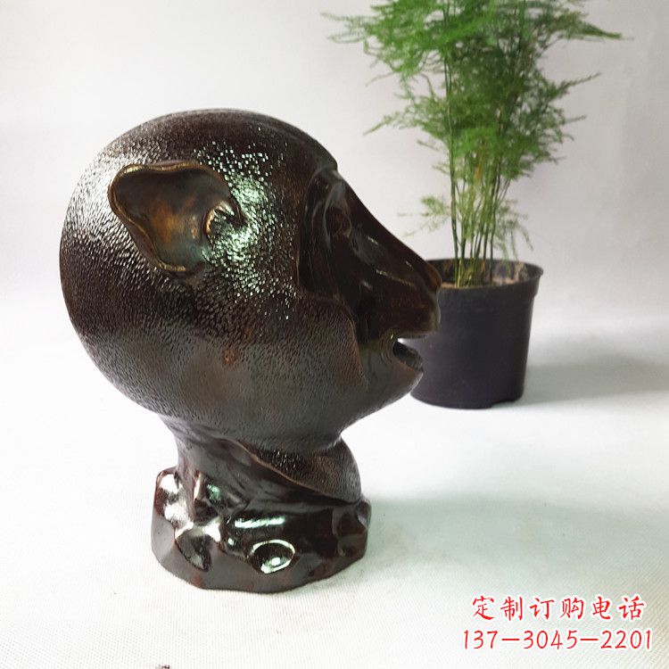 青海中领雕塑：精美艺术品——猴年生肖铜兽雕塑