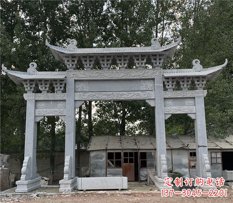 青海石牌坊石雕牌坊