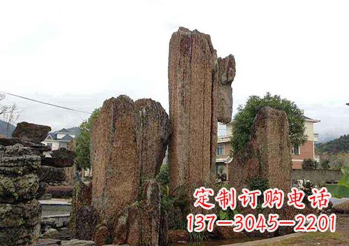 青海石笋石假山