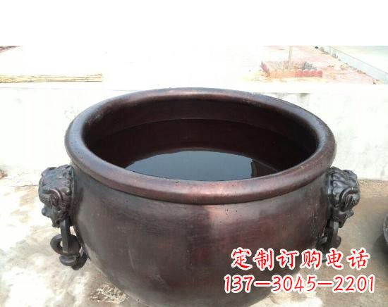 青海水缸寺庙铜雕