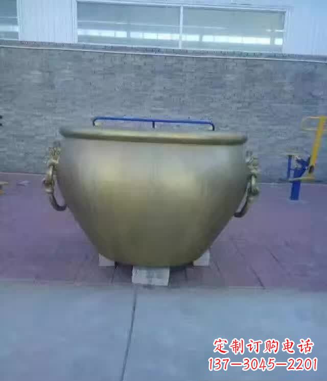 青海水缸铜雕塑