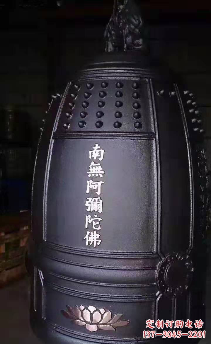 青海寺庙铜钟雕塑户外景观雕塑