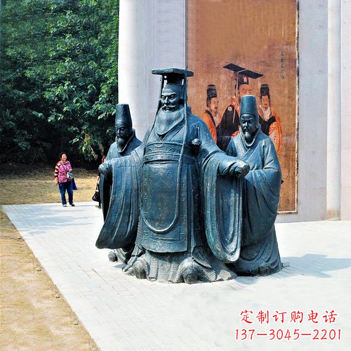 青海隋文帝杨坚景观雕塑