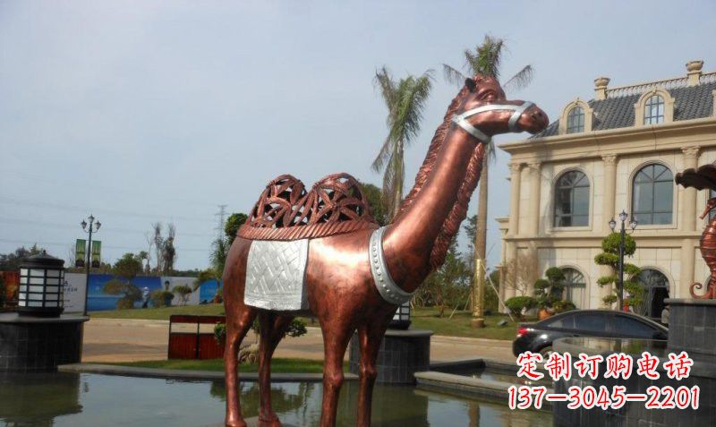 青海铜雕抽象骆驼