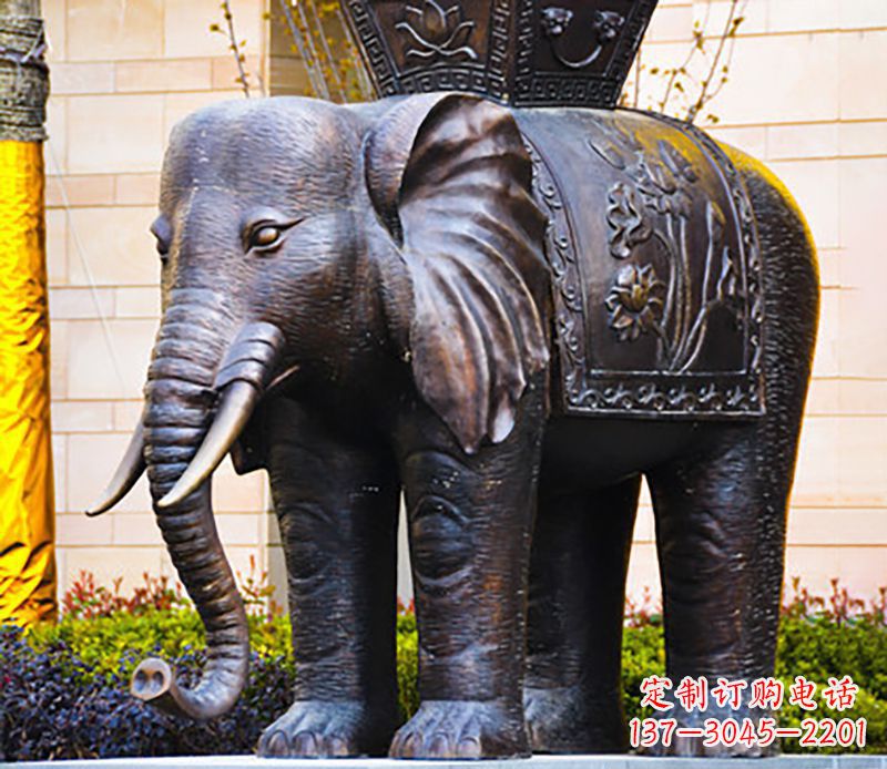 青海铜雕大象