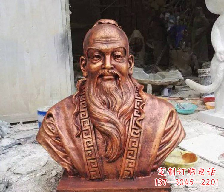 青海铜雕古代孙思邈人物雕塑