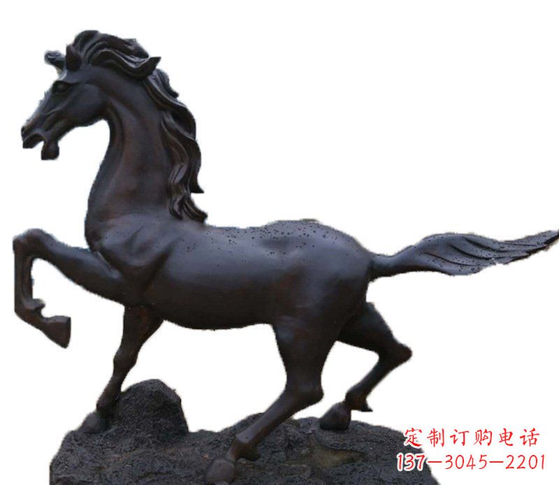 青海铜雕马动物雕塑