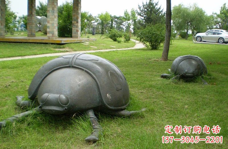 青海铜雕七星瓢虫公园动物雕塑