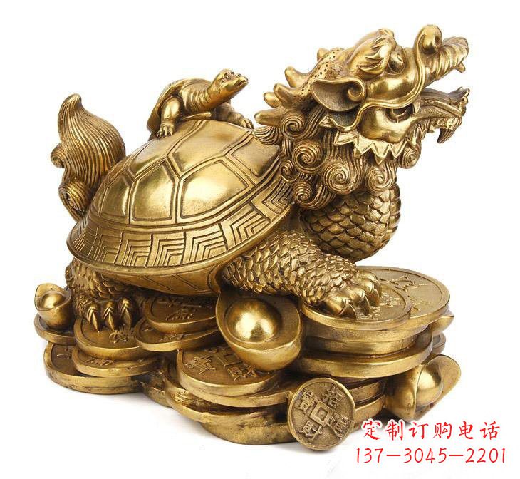 青海铜雕招财龙龟