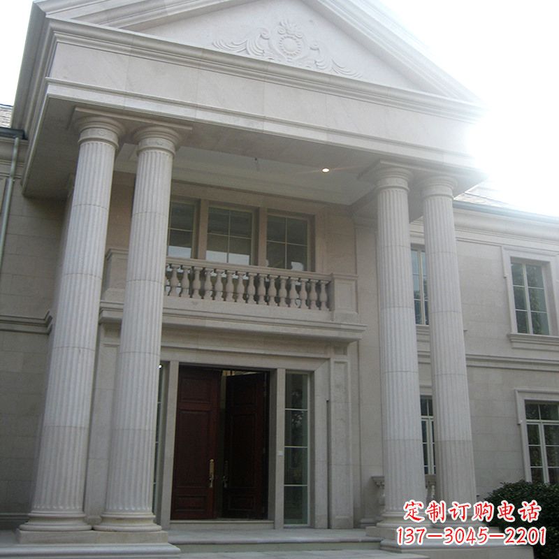 青海外墙罗马柱石雕