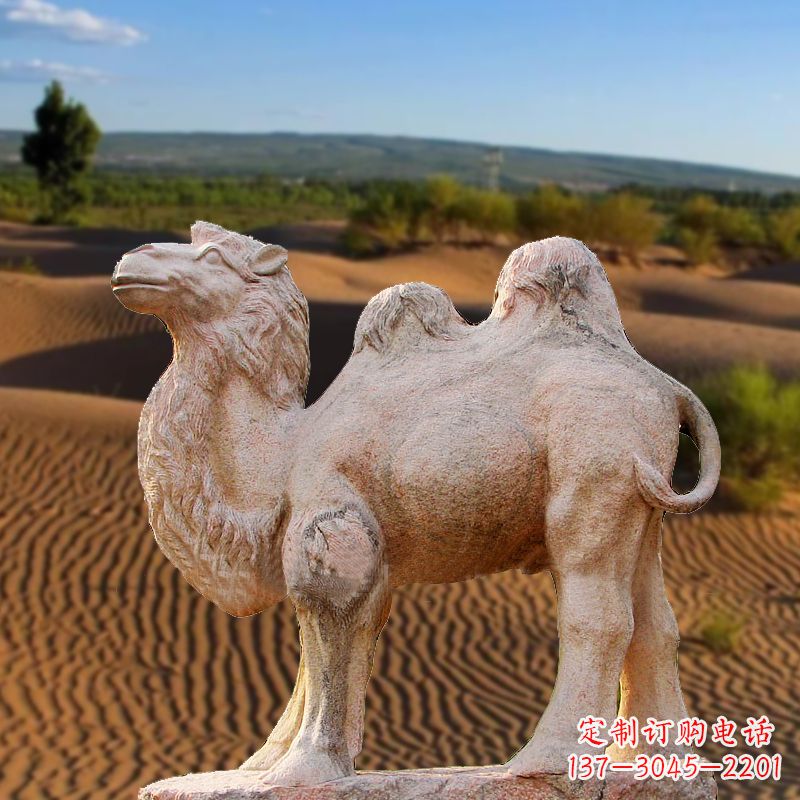 青海晚霞红大理石骆驼