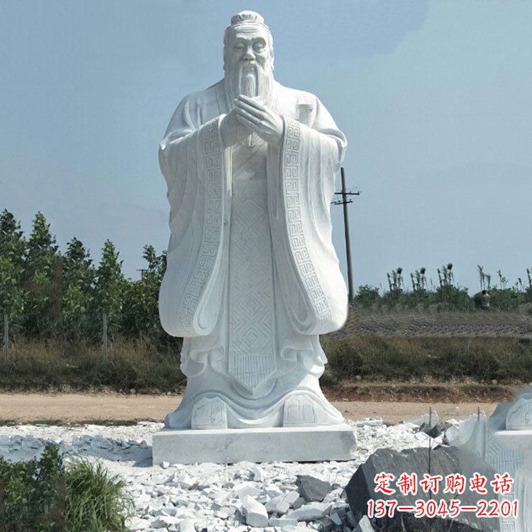 青海校园孔子人物雕像