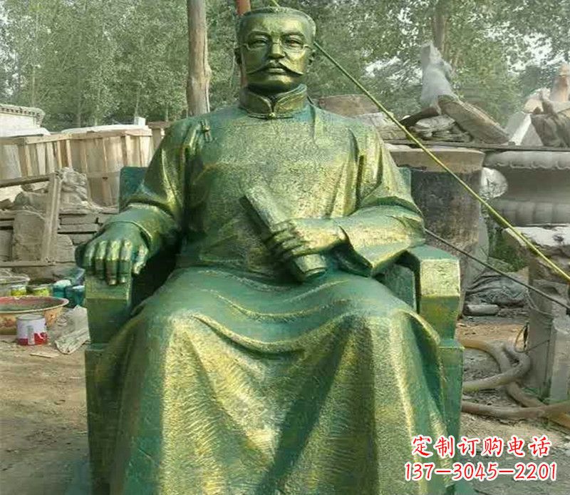 青海校园名人李大钊铜雕