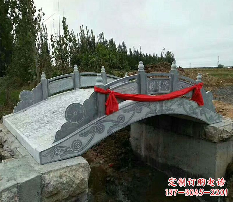 青海园林仿古石拱桥景观雕塑