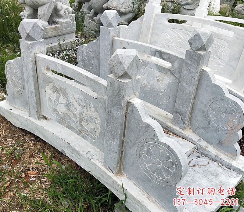 青海园林仿古石拱桥景观石雕 (2)
