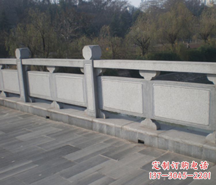 青海园林仿古石栏板景观石雕 (7)
