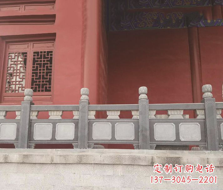 青海园林仿古石栏板景观石雕 (8)