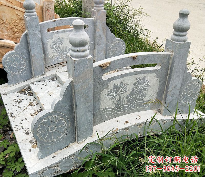 青海园林仿古石栏板景观石雕_1 (2)