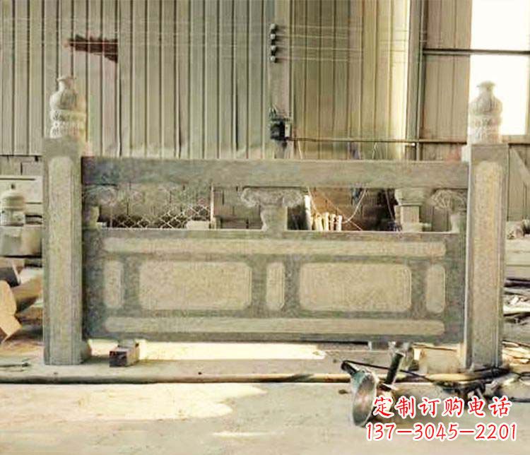 青海园林仿古石栏板景观石雕