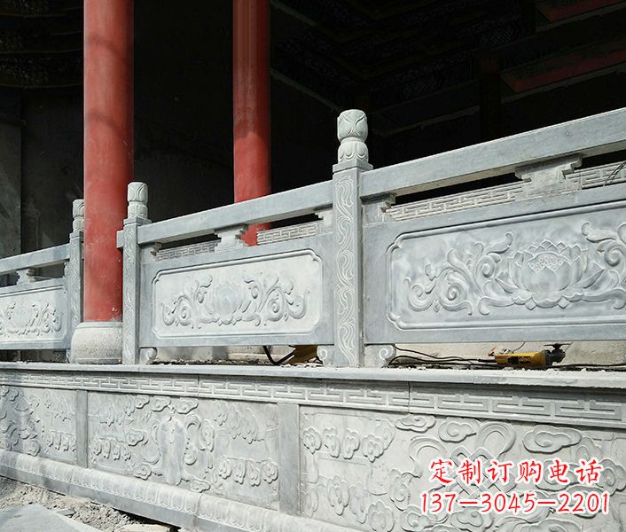 青海园林仿古石栏板景观石雕_1 (3)