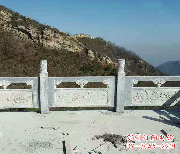 青海园林仿古石栏板景观石雕_2 (3)