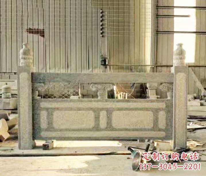 青海园林仿古石栏板景观石雕_2 (2)