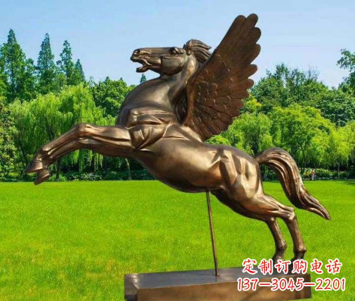 青海园林飞马铜雕