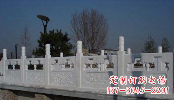 青海园林汉白玉栏板景观石雕