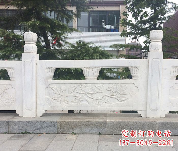 青海园林景观大理石浮雕栏板 (2)