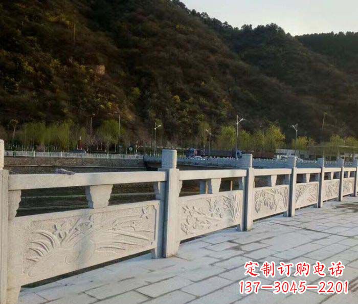 青海园林景观大理石浮雕栏板