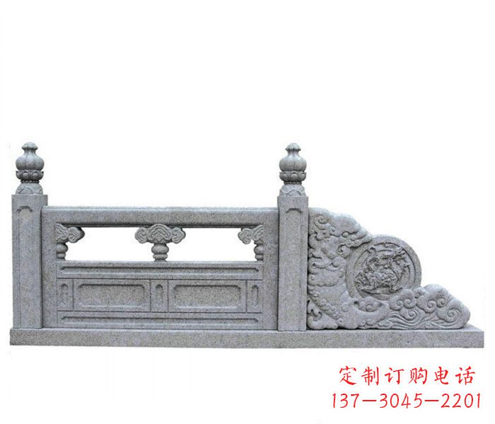 青海园林景观大理石栏板雕塑 (2)