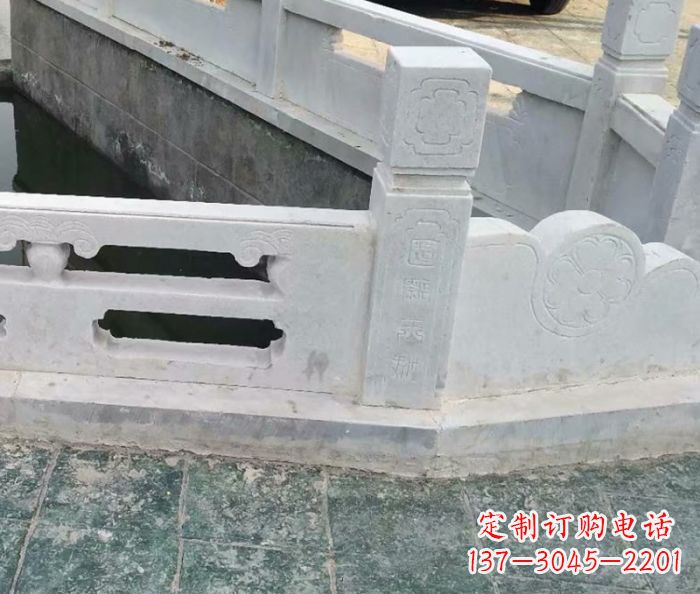 青海园林景观大理石栏板雕塑 (7)