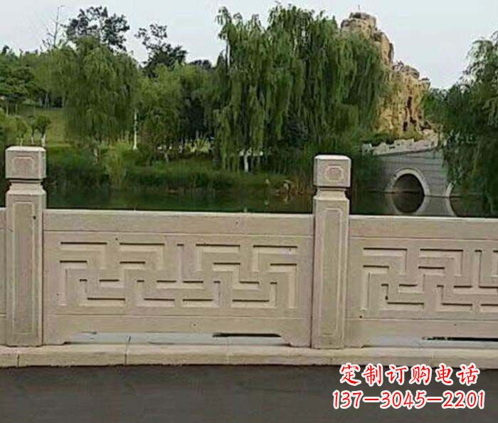 青海园林景观大理石栏板石雕 (4)