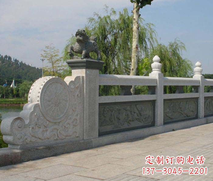 青海园林景观大理石栏板雕塑