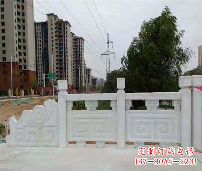 青海园林景观大理石栏板石雕 (5)