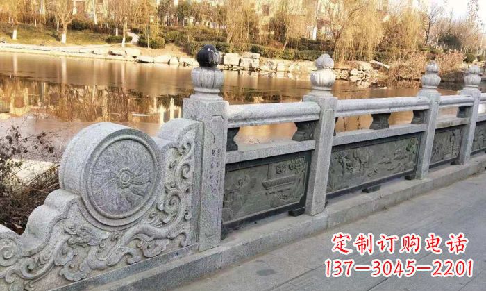 青海园林景观大理石栏板石雕 (10)