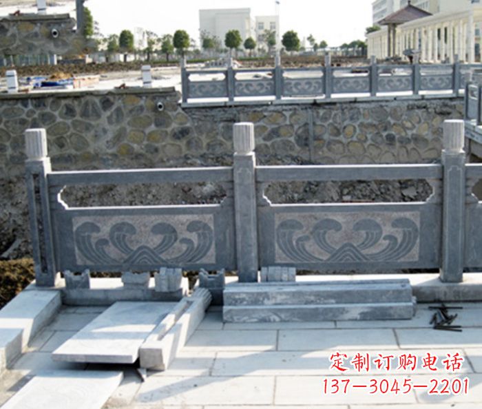 青海园林景观大理石栏板石雕 (11)