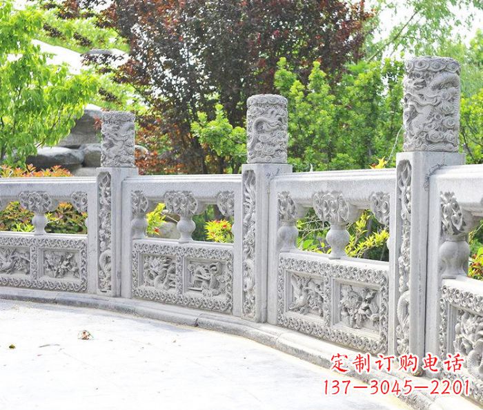 青海园林景观大理石栏板石雕 (9)