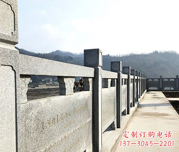 青海园林景观大理石栏板石雕 (14)