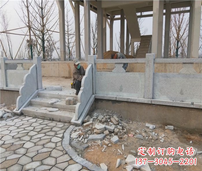 青海园林景观大理石桥栏板石雕_2 (2)
