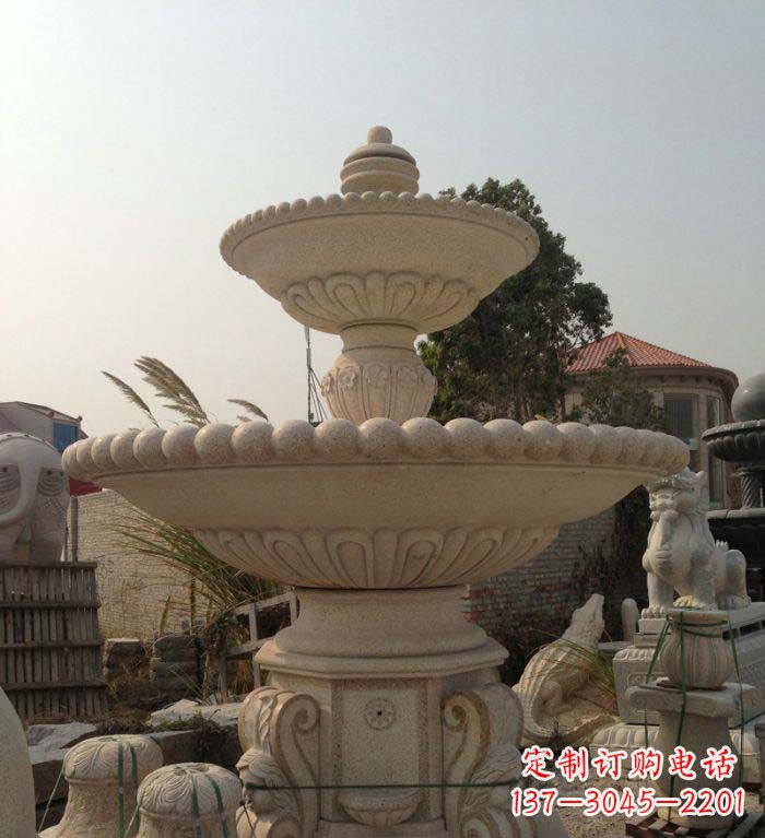 青海园林景观大型喷泉石雕