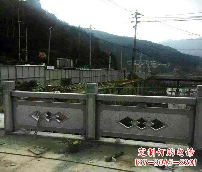青海园林景观仿古石浮雕栏板 (2)