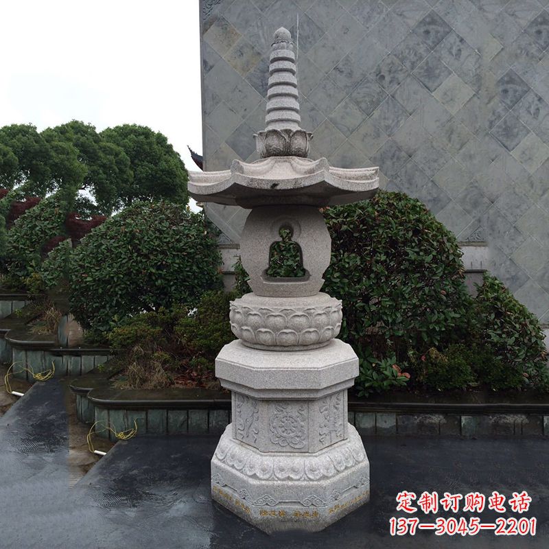 青海园林石雕灯笼