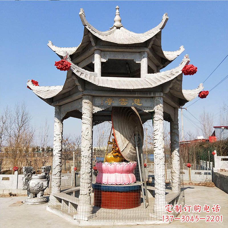 青海园林亭子双层凉亭